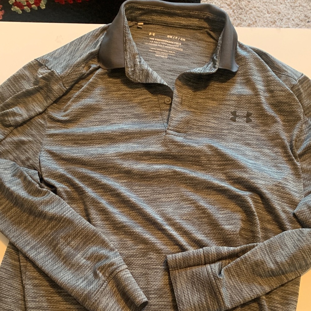 Under Armour Men's Charcoal Polo Shirt